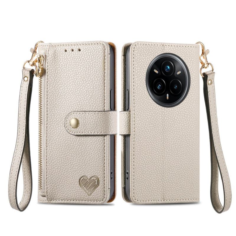 Bőrtok Realme 14 Pro Plus 5g Aprópénztartó Rfid-védelemmel