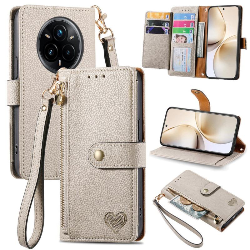 Bőrtok Realme 14 Pro Plus 5g Aprópénztartó Rfid-védelemmel