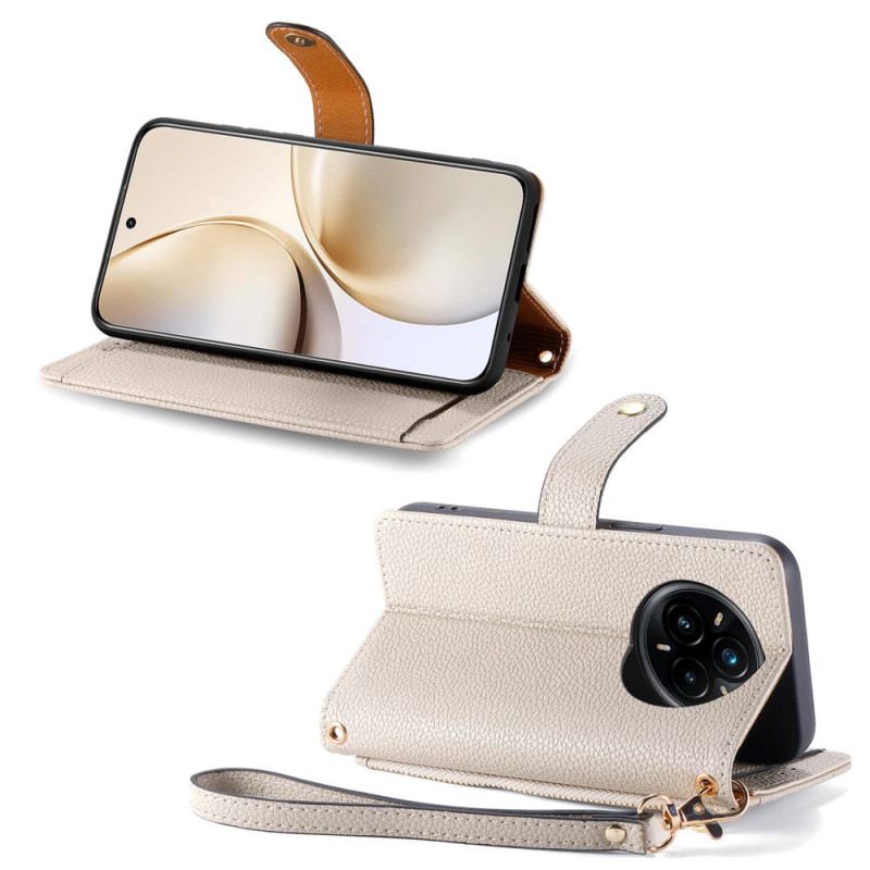 Bőrtok Realme 14 Pro Plus 5g Aprópénztartó Rfid-védelemmel