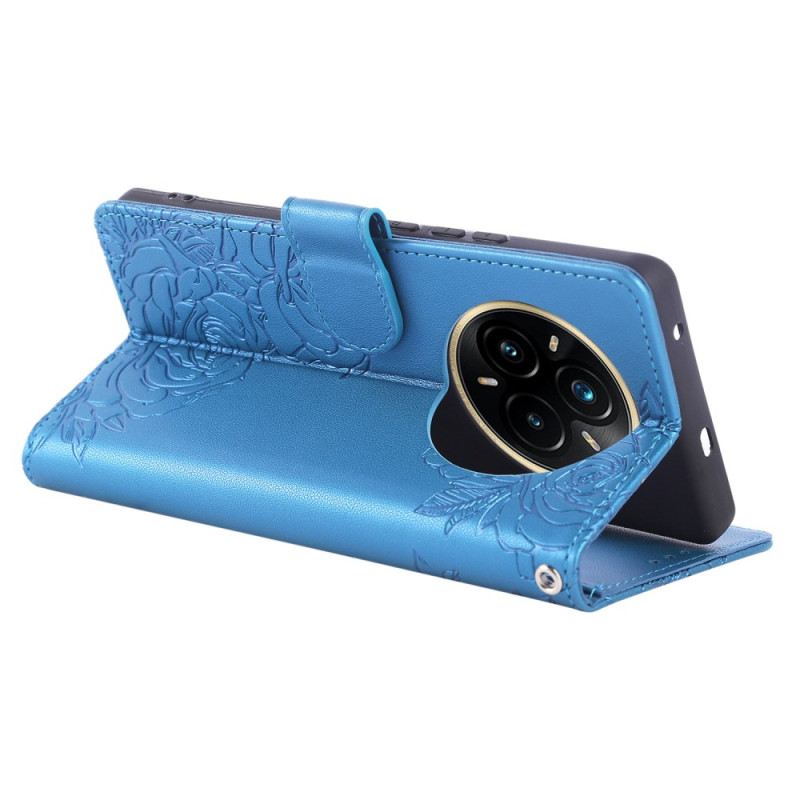 Bőrtok Realme 14 Pro Plus 5g Csipkeminta