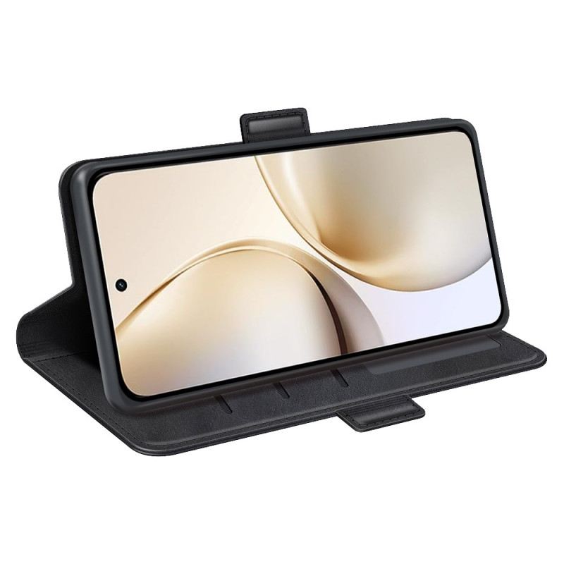 Bőrtok Realme 14 Pro Plus 5g Dupla Csat