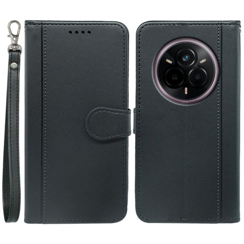 Bőrtok Realme 14 Pro Plus 5g Fenséges Szíj