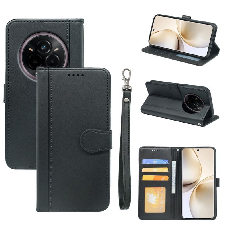 Bőrtok Realme 14 Pro Plus 5g Fenséges Szíj