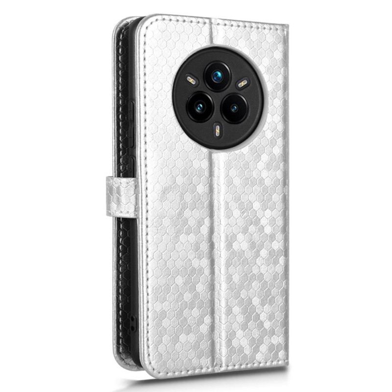 Bőrtok Realme 14 Pro Plus 5g Fényes Pöttyös