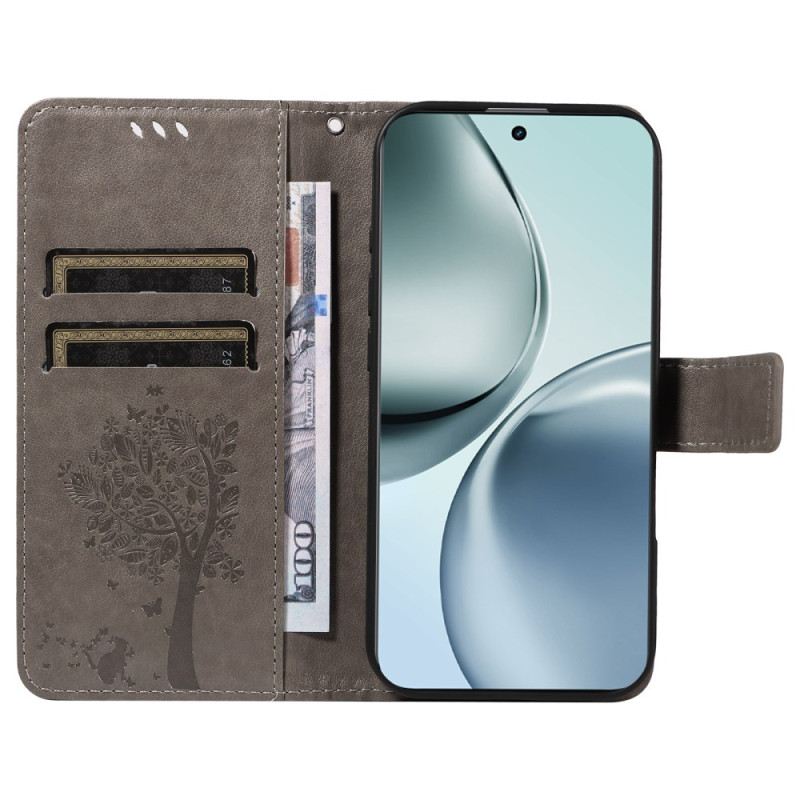 Bőrtok Realme 14 Pro Plus 5g Macskafa