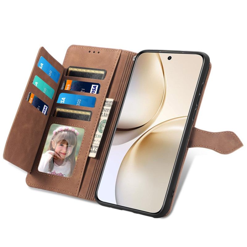 Bőrtok Realme 14 Pro Plus 5g Velúr Hatású Csipkeminta