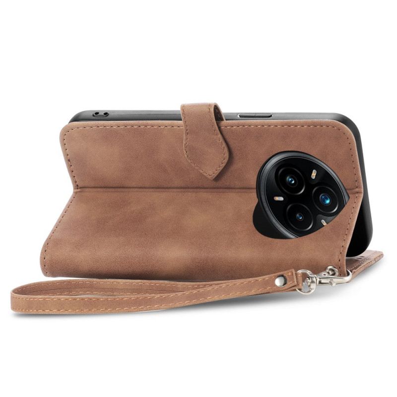 Bőrtok Realme 14 Pro Plus 5g Velúr Hatású Csipkeminta