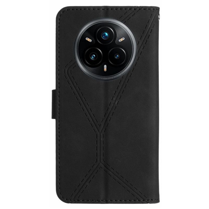 Bőrtok Realme 14 Pro Plus 5g Vonalak És Csíkok