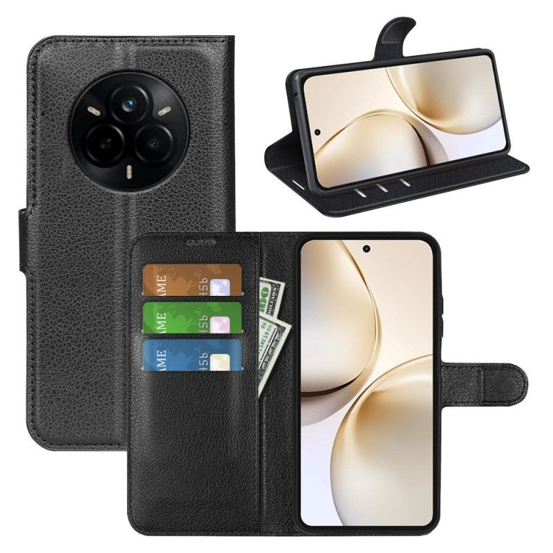 Fliptok Realme 14 Pro Plus 5g Klasszikus Licsi Műbőr