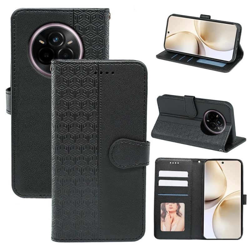 Fliptok Realme 14 Pro Plus 5g Kocka Mintás Szíj