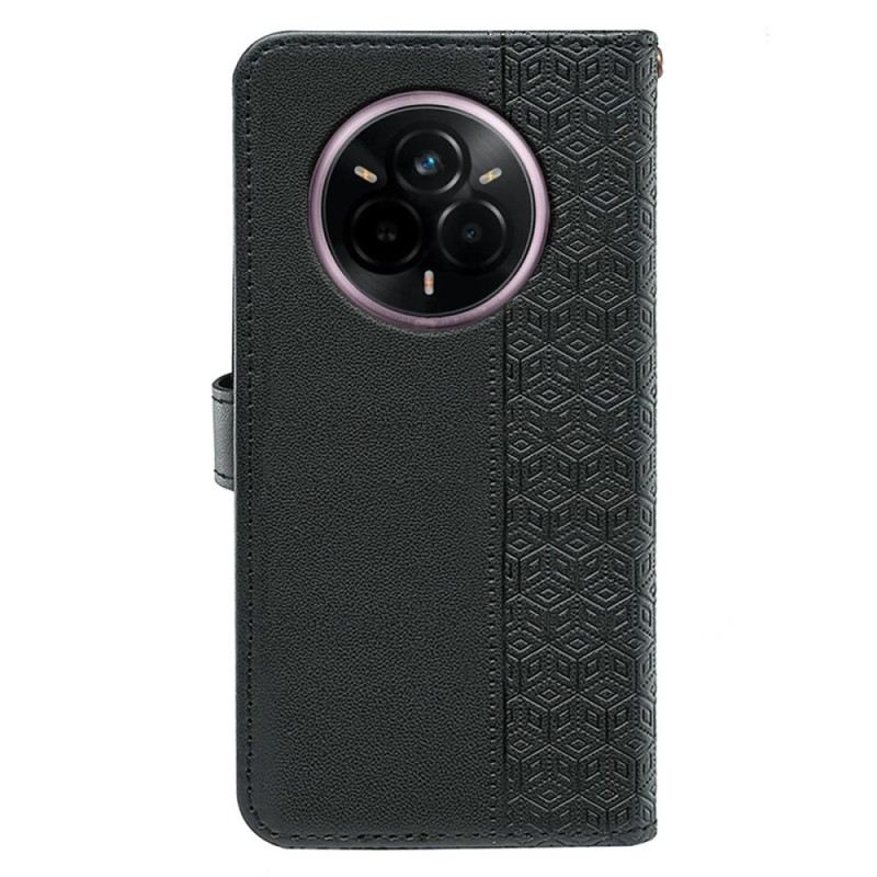 Fliptok Realme 14 Pro Plus 5g Kocka Mintás Szíj