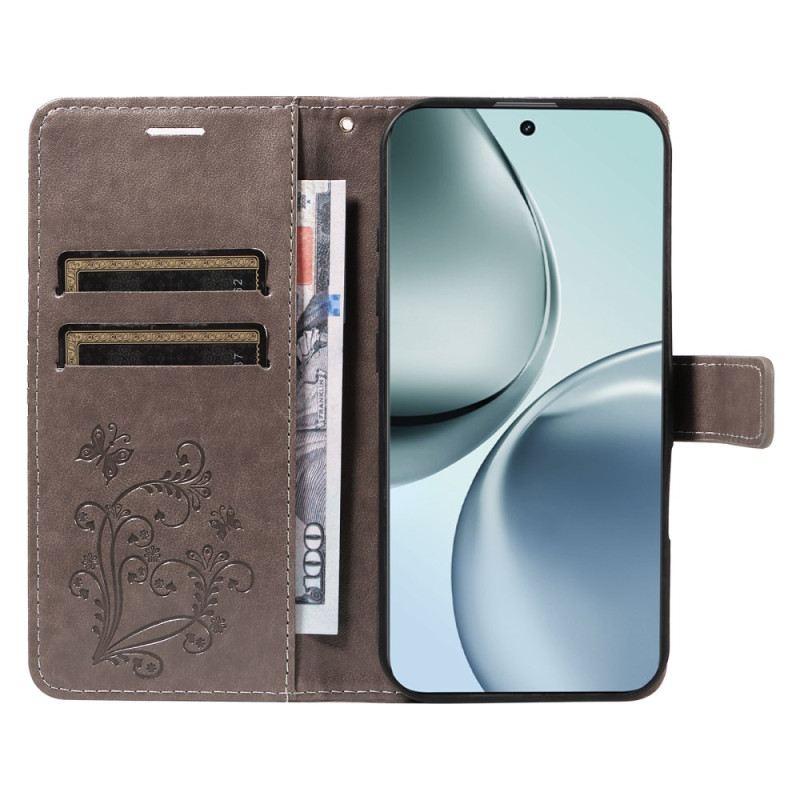 Kinyitható Bőrtok Realme 14 Pro Plus 5g Óriás Pillangók