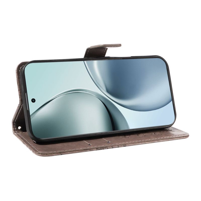 Kinyitható Bőrtok Realme 14 Pro Plus 5g Óriás Pillangók