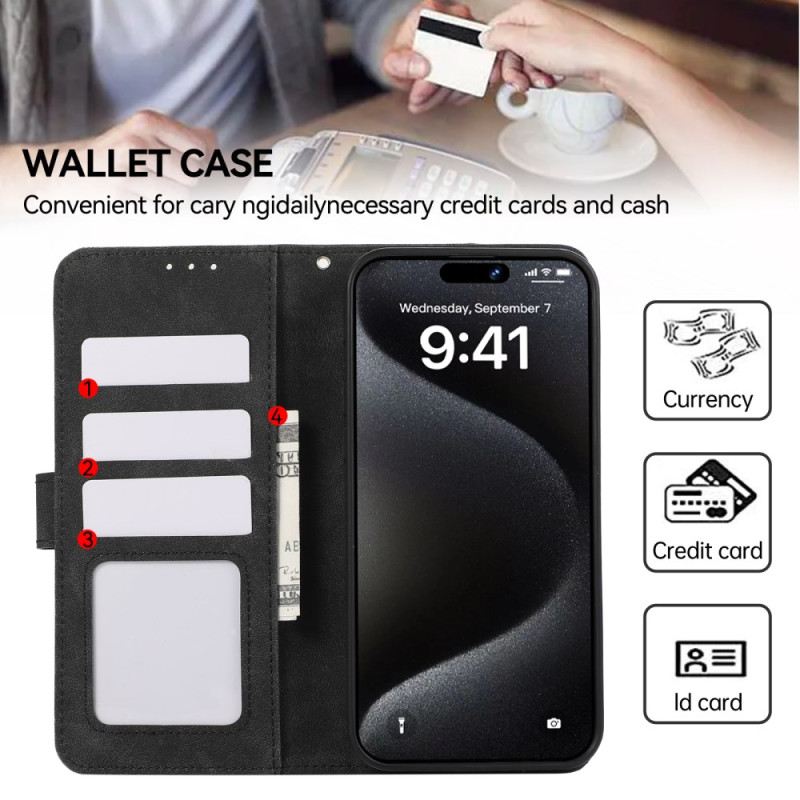 Bőrtok iPhone 16 Kéttónusú Abeel