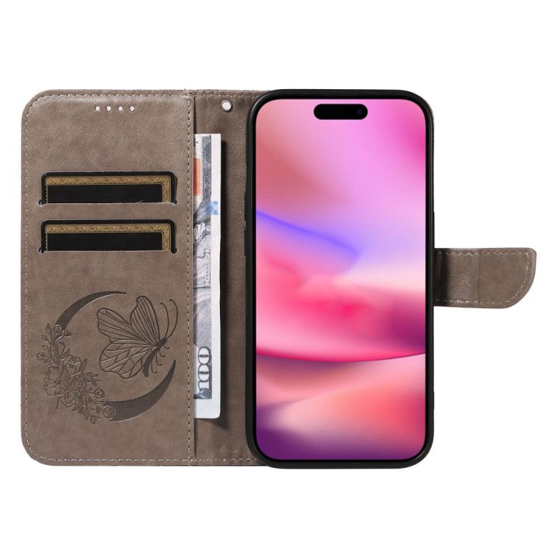 Fliptok iPhone 16 Pillangónyomat