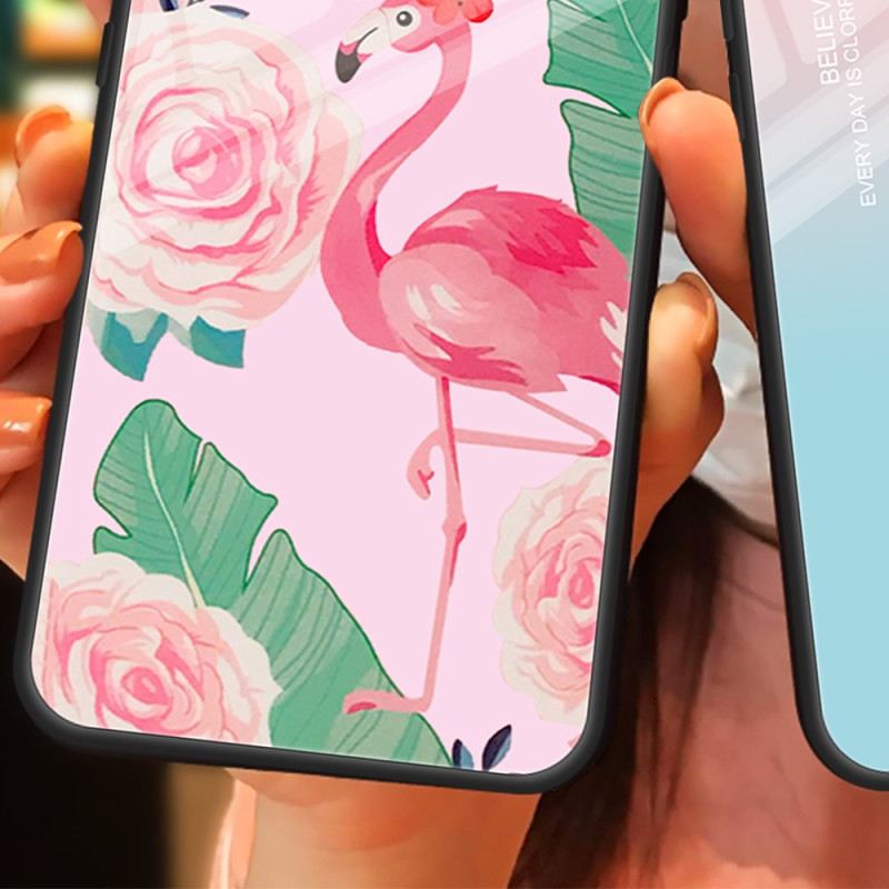 Tok iPhone 16 Edzett Üveg Rózsaszín Virágok