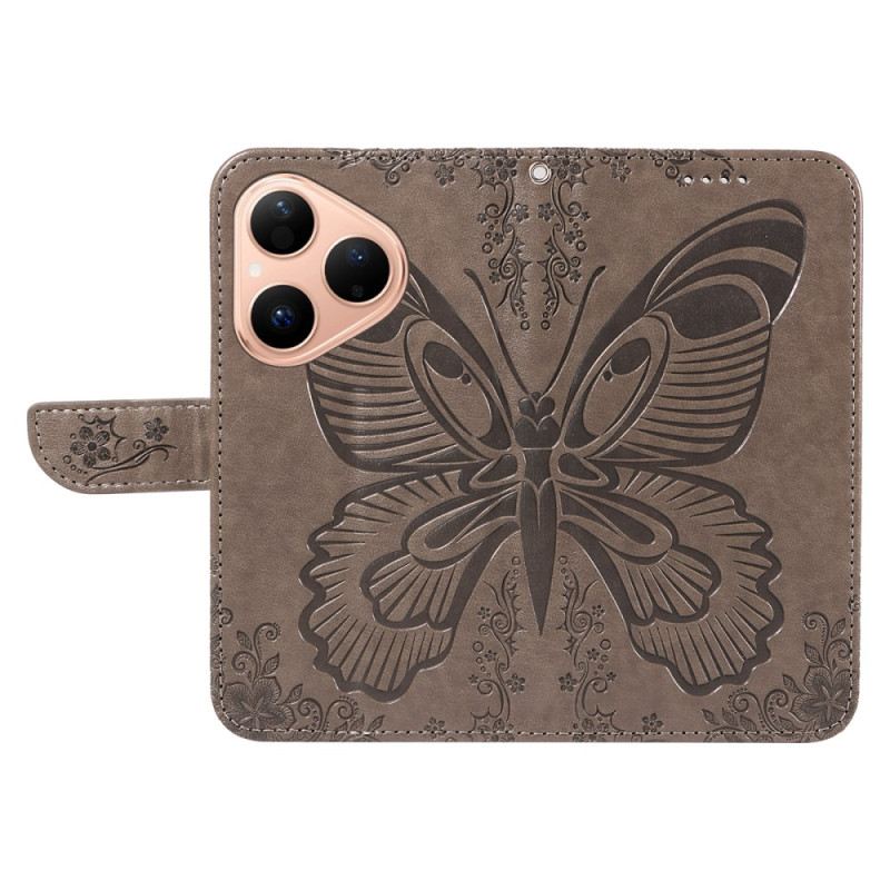 Bőrtok Huawei Pura 80 Grafikus Pillangó