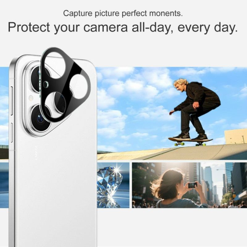 Edzett Üveg Lencsevédő Huawei Pura 80-hoz (fekete Változat)