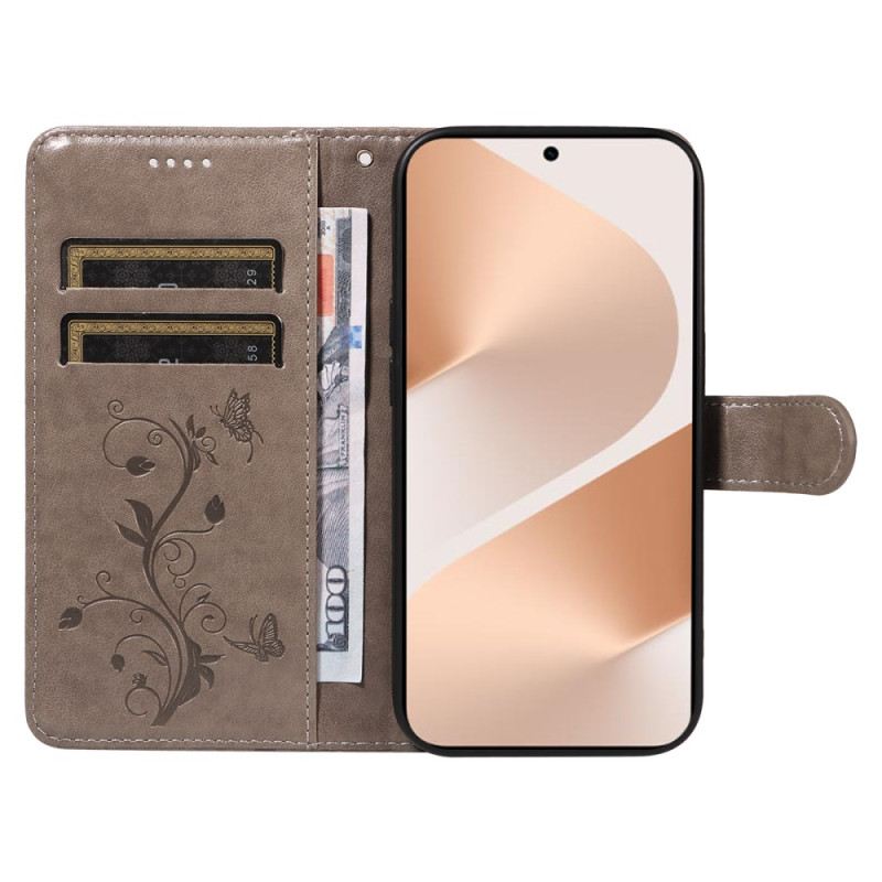 Fliptok Huawei Pura 80 Virágmintás