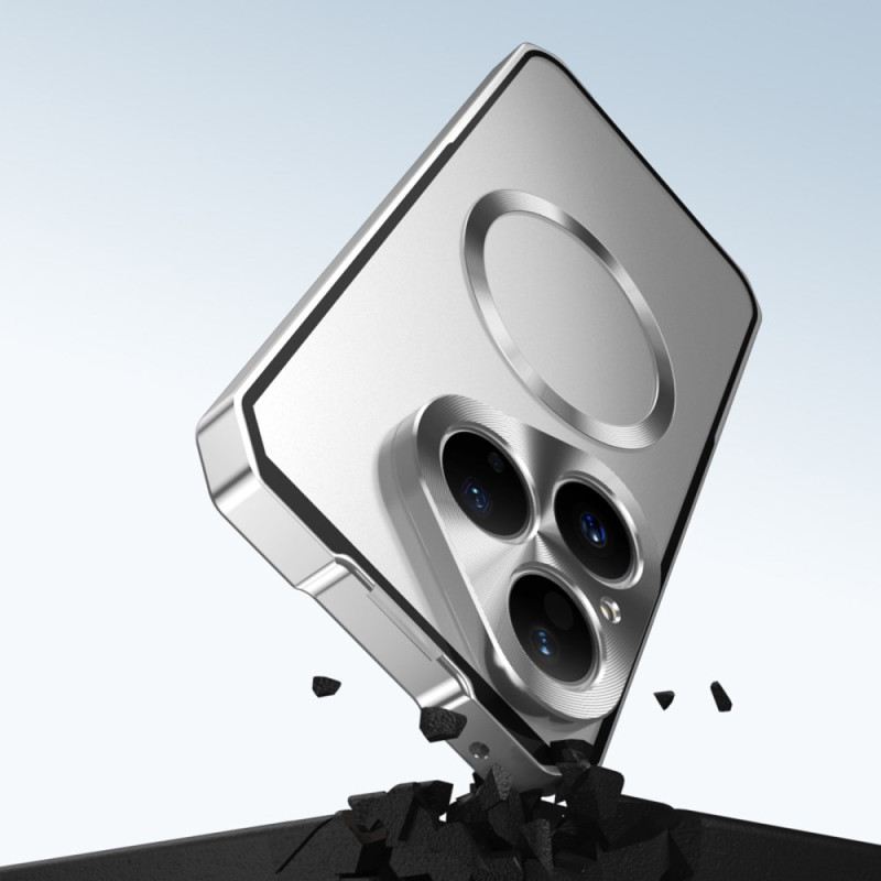 Mobiltelefon Tokok Huawei Pura 80 Magsafe Fém Kerettel