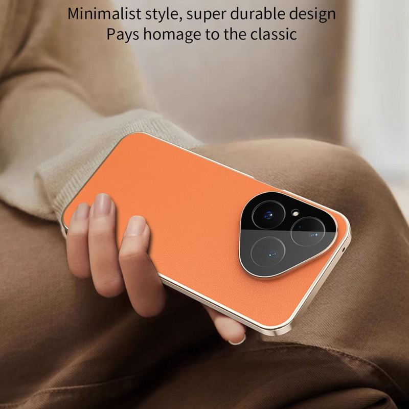 Tok Huawei Pura 80 Bőr Kivitel És Edzett Üveg Képernyővédő