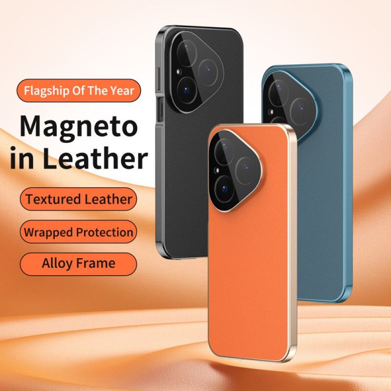 Tok Huawei Pura 80 Bőr Kivitel És Edzett Üveg Képernyővédő