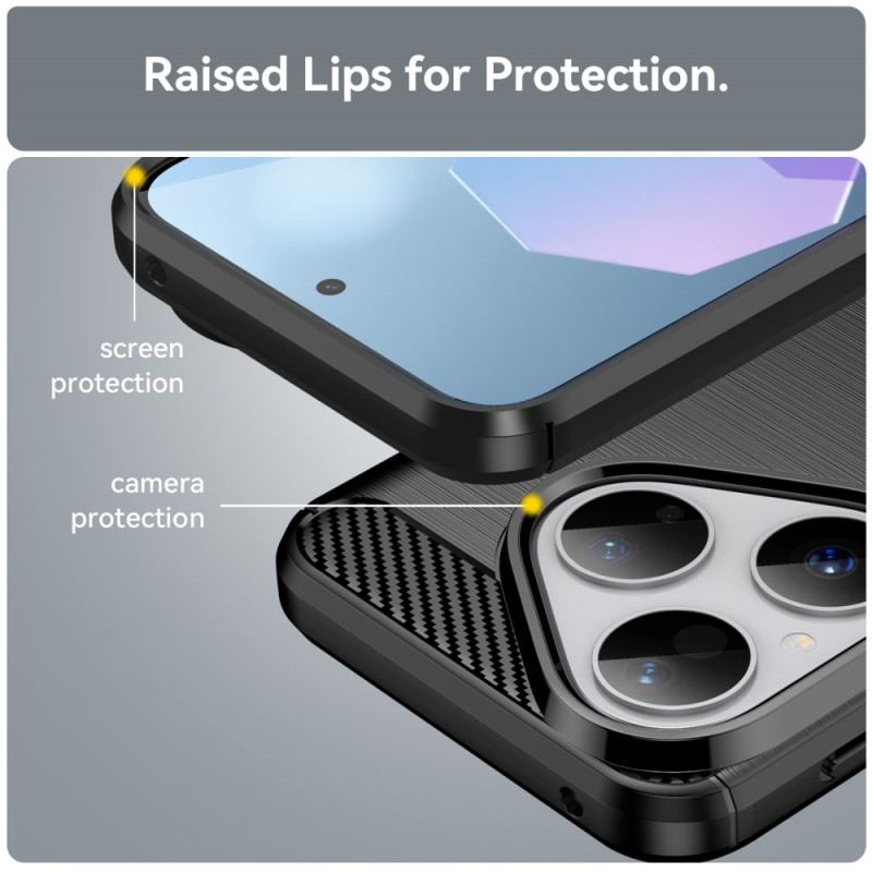 Tok Huawei Pura 80 Szálcsiszolt Szénszálas