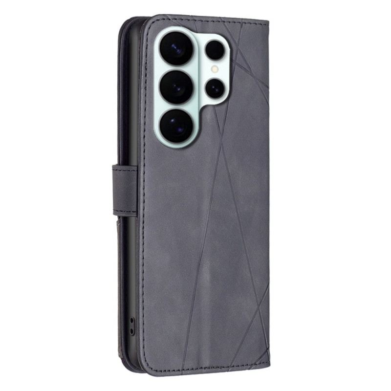 Bőrtok Samsung Galaxy S26 Ultra Binfen Geometrikus Szín