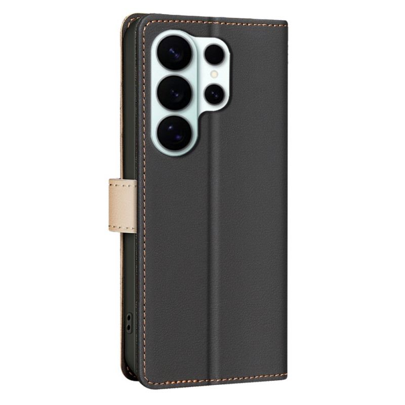 Bőrtok Samsung Galaxy S26 Ultra Kétszínű Binfen Szín