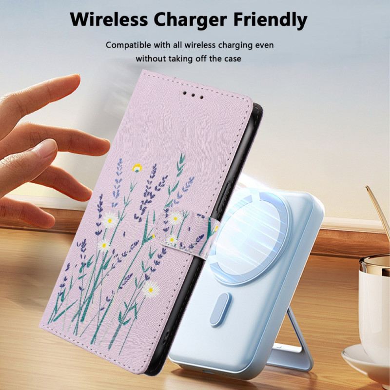 Bőrtok Samsung Galaxy S26 Ultra Levendula