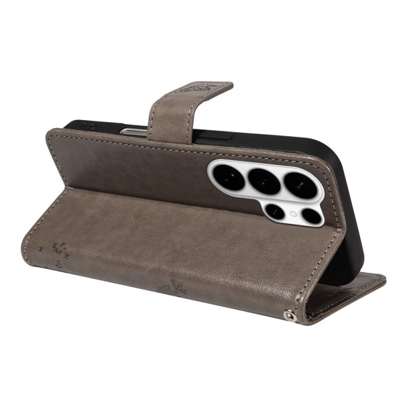 Bőrtok Samsung Galaxy S26 Ultra Macska És Fa