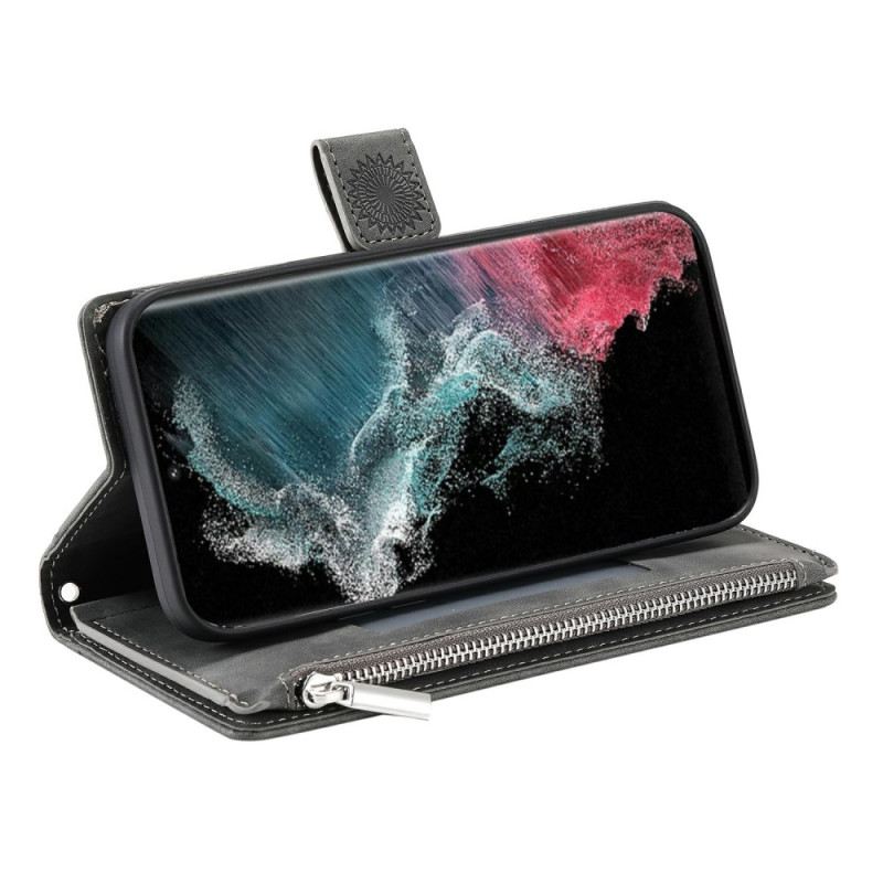 Bőrtok Samsung Galaxy S26 Ultra Mandala Pénztárca