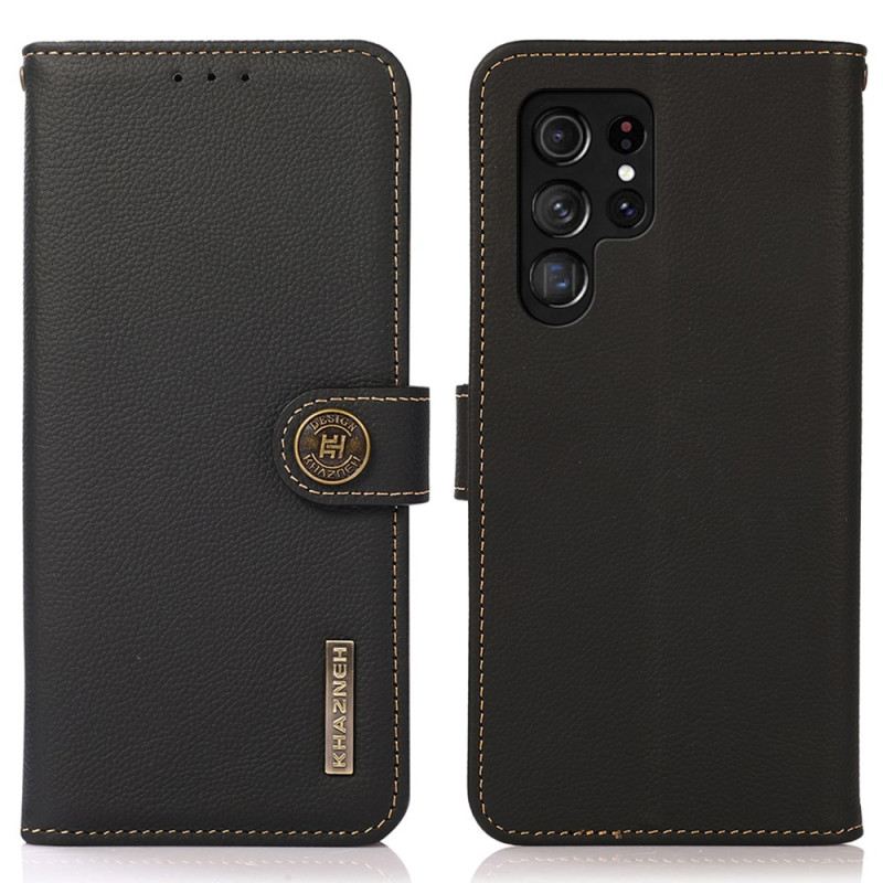 Bőrtok Samsung Galaxy S26 Ultra Valódi Khazneh Bőr