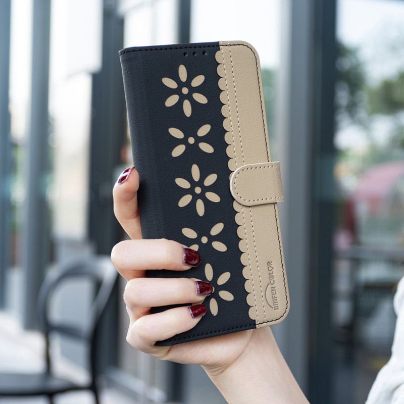 Fliptok Samsung Galaxy S26 Ultra Binfen Színes Virágmintával