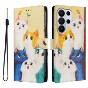 Fliptok Samsung Galaxy S26 Ultra Színes Macskák