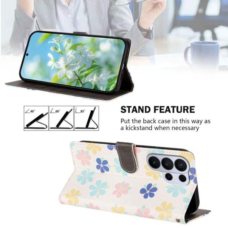 Fliptok Samsung Galaxy S26 Ultra Színes Virágok