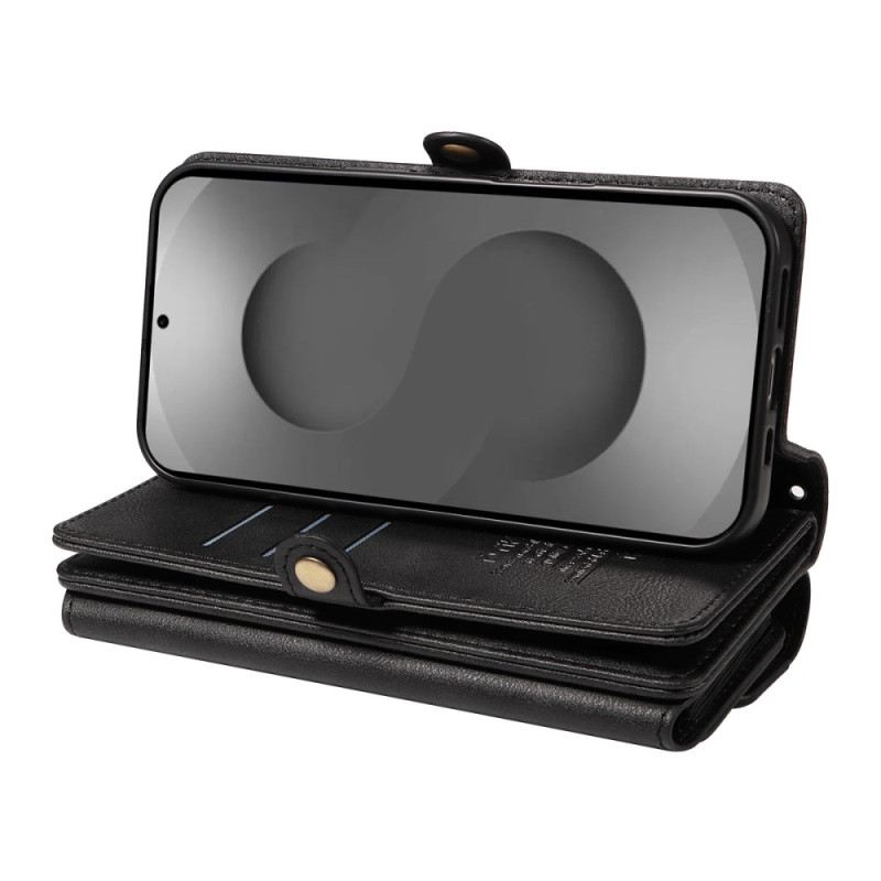 Fliptok Samsung Galaxy S26 Ultra Vintage Pénztárca Vállpánttal