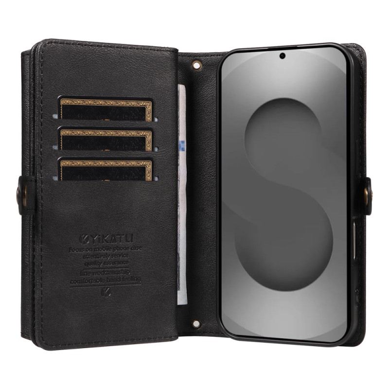 Fliptok Samsung Galaxy S26 Ultra Vintage Pénztárca Vállpánttal