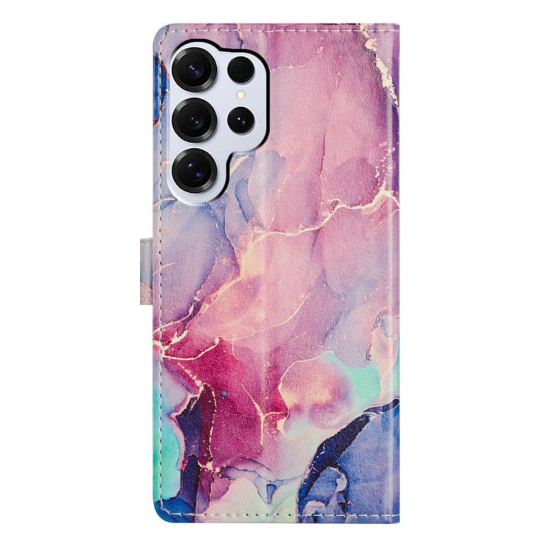 Fliptok Samsung Galaxy S26 Ultra Zöld És Rózsaszín Márvány