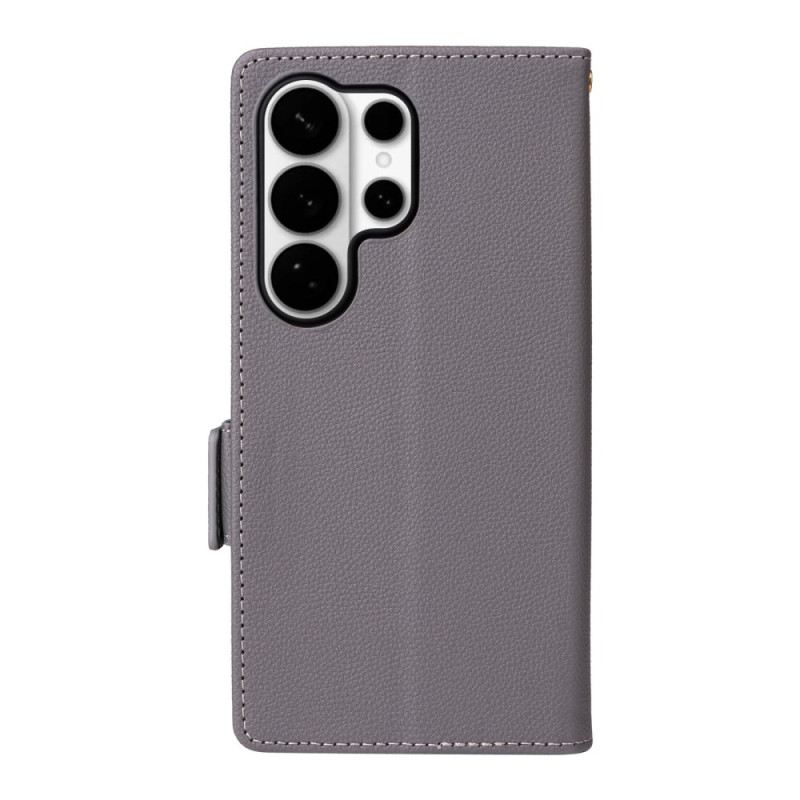 Kinyitható Bőrtok Samsung Galaxy S26 Ultra Műbőr Pánttal