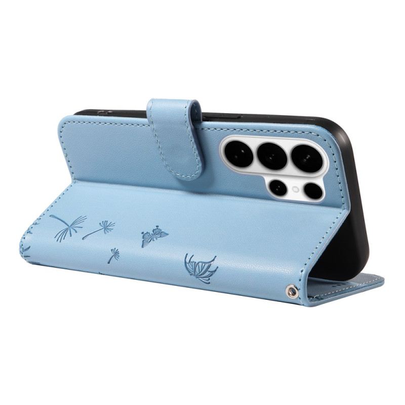 Kinyitható Bőrtok Samsung Galaxy S26 Ultra Pitypang Pánt