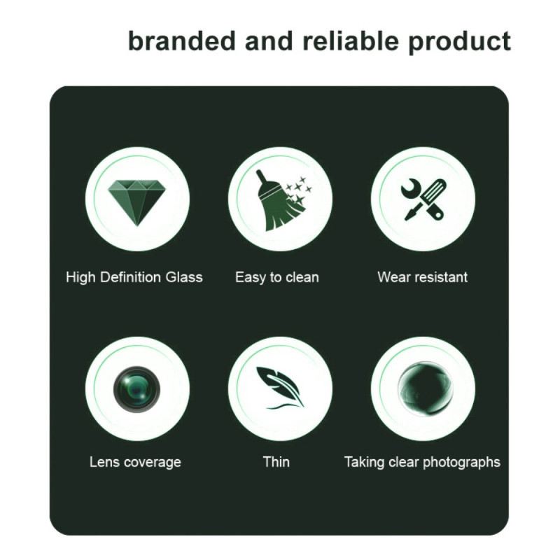 Edzett Üveg Védőlencse Vivo V50 5g / V50e 5g 9 Fekete0