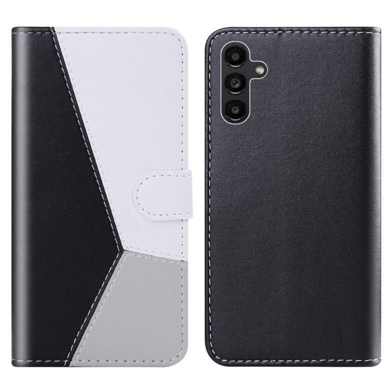 Bőrtok Samsung Galaxy A55 5g Háromszínű