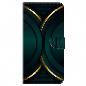 Kinyitható Tokok Samsung Galaxy A55 5g Arany Körvonal