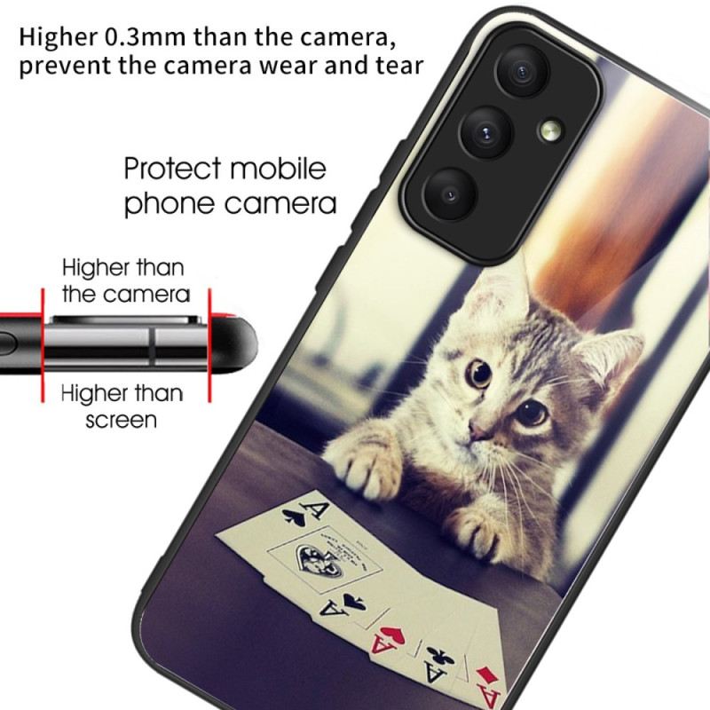 Mobiltelefon Tokok Samsung Galaxy A55 5g Tempered Glass Chat Poker