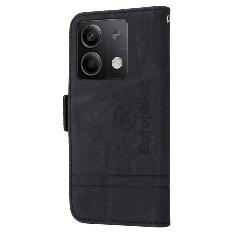 Bőrtok Xiaomi Redmi Note 13 5g Bőr Stílusú Betopnice