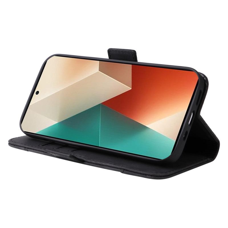 Bőrtok Xiaomi Redmi Note 13 5g Bőr Stílusú Betopnice