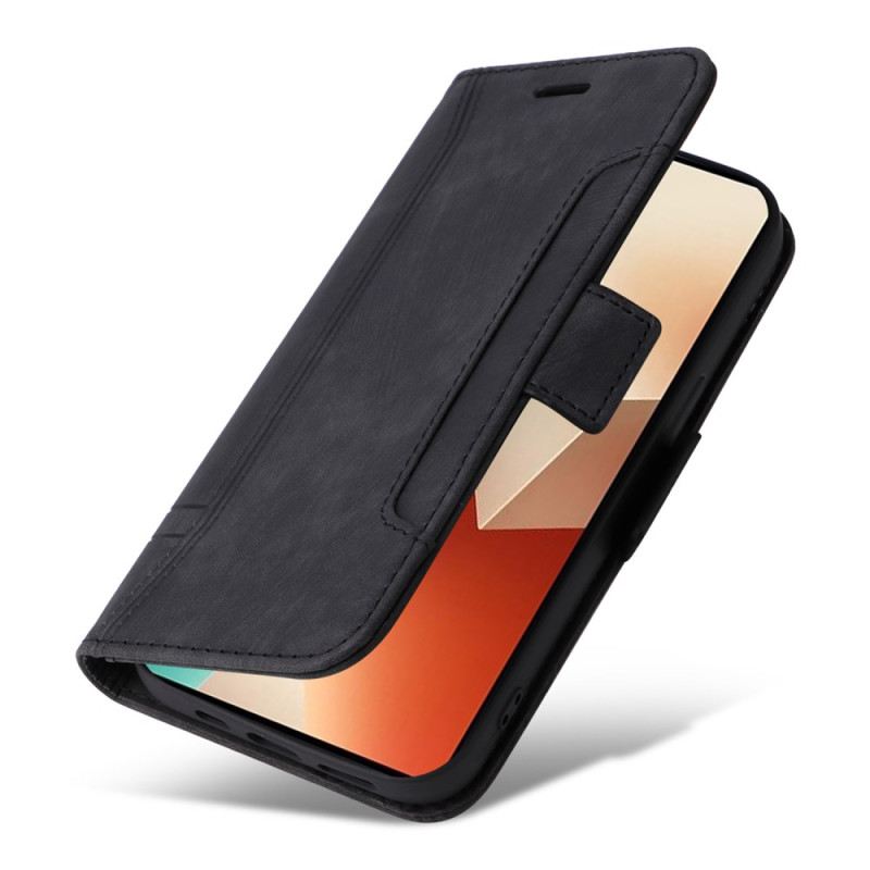 Bőrtok Xiaomi Redmi Note 13 5g Bőr Stílusú Betopnice