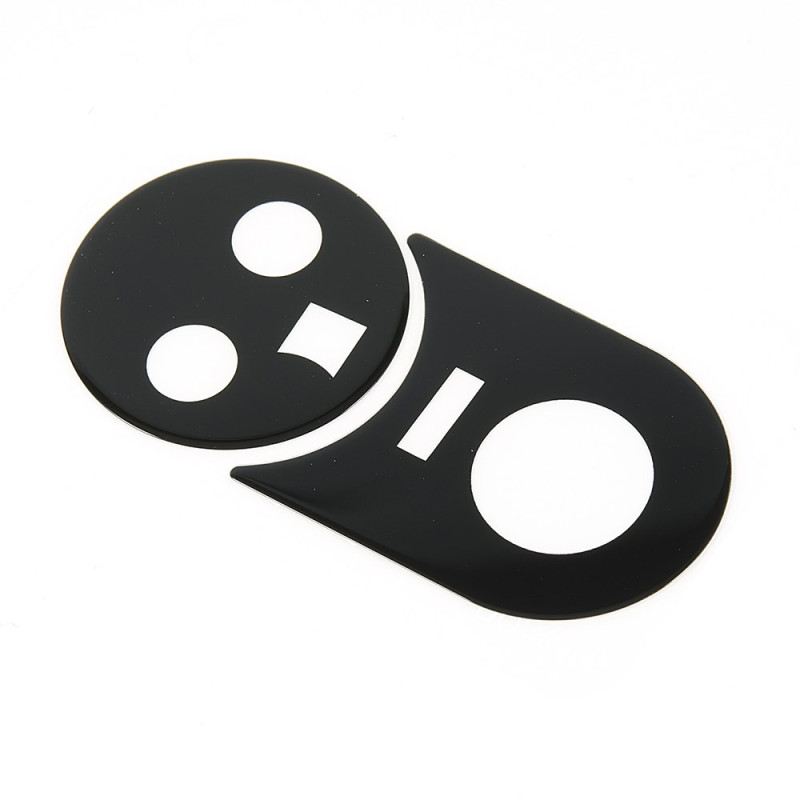 Edzett Üveg Lencsevédő Vivo V50 5g-hez (fekete Verzió)