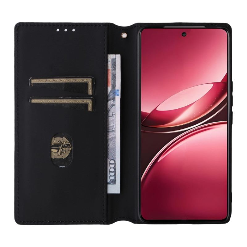 Fliptok Vivo V50 5g Nyomtatott Gyémánt Mintával